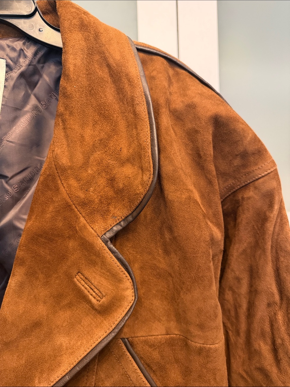 Clem oversized Suede Jacket - Picture 7 of 9